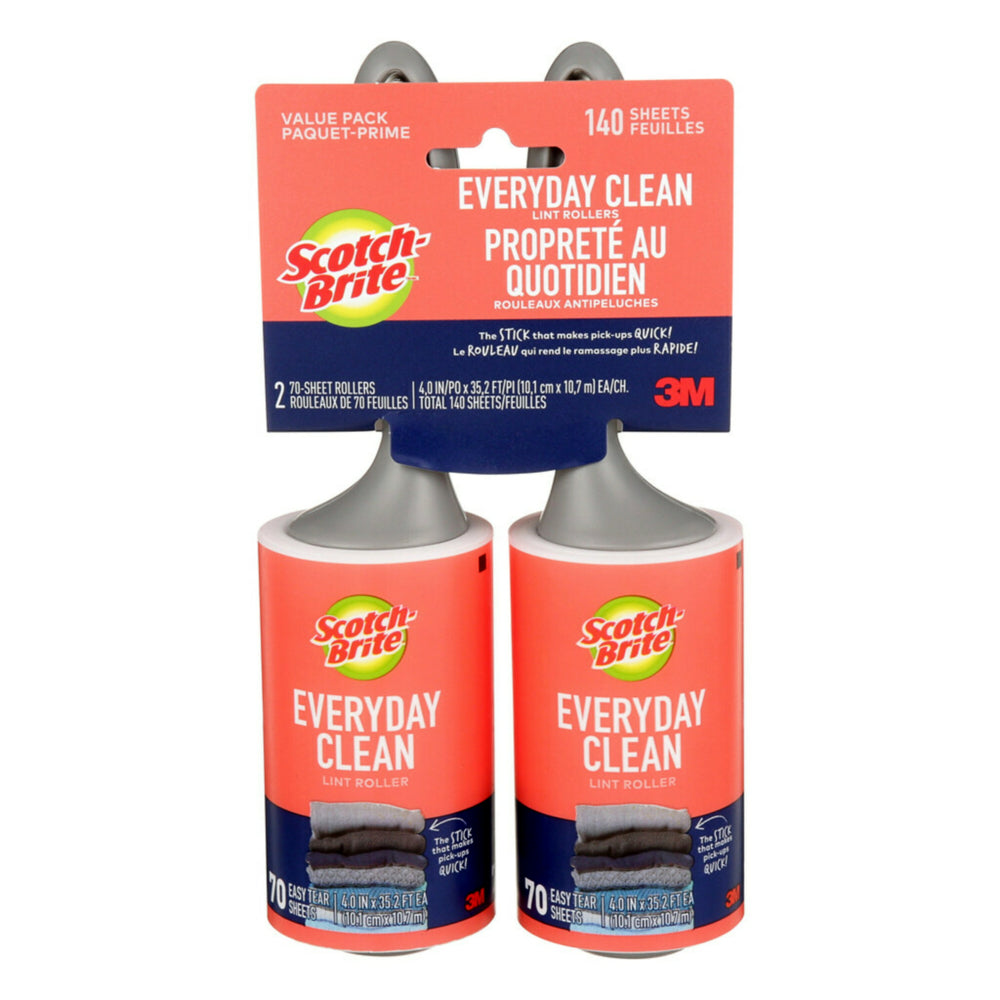 Image of Scotch-Brite Everyday Clean Lint Roller - 2 Pack
