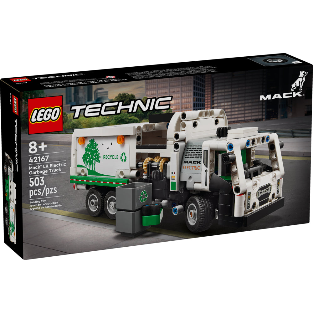 Image of LEGO Technic Mack LR Electric Garbage Truck - 503 Pieces