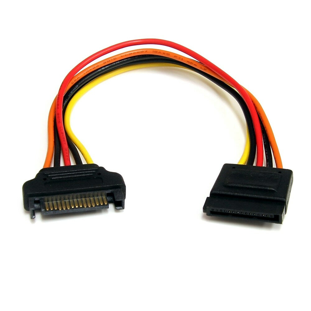 Image of StarTech 15 pin SATA Power Extension Cable, 8"