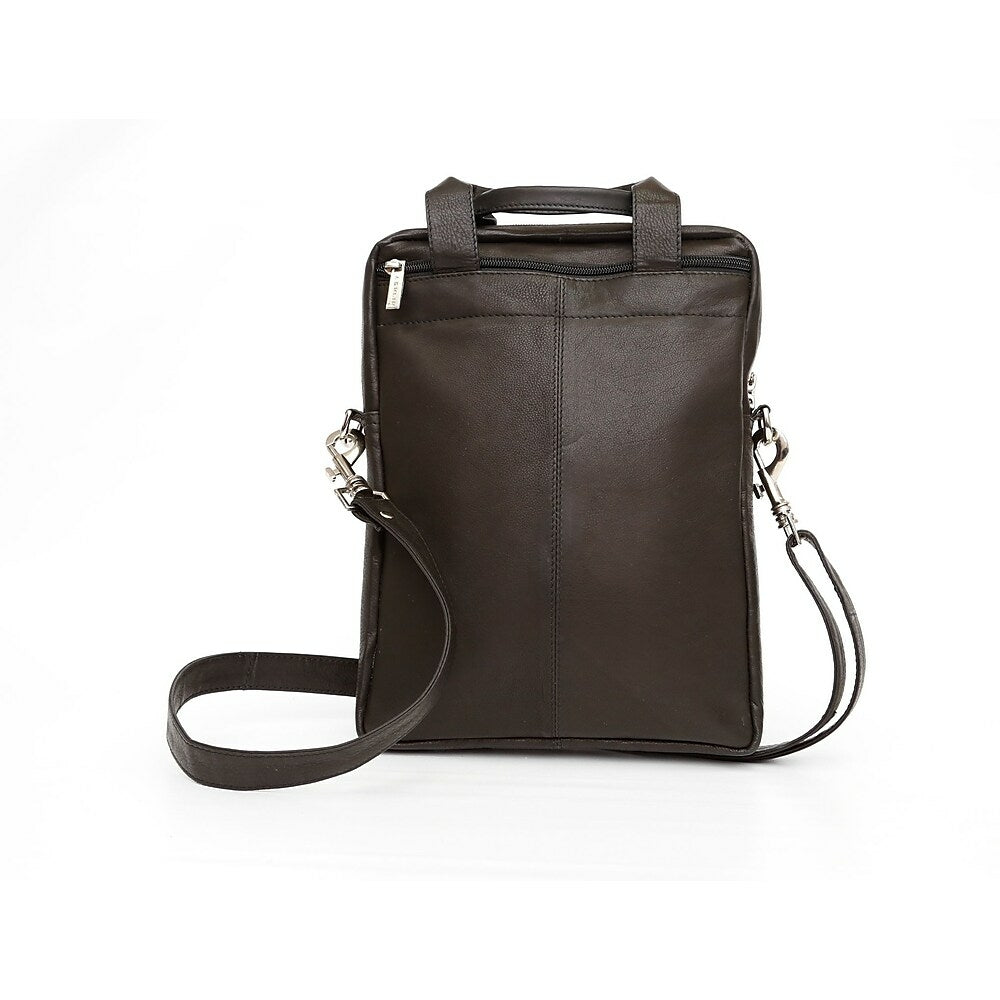 Image of Ashlin Genuine Leather Laptop Bag - Black