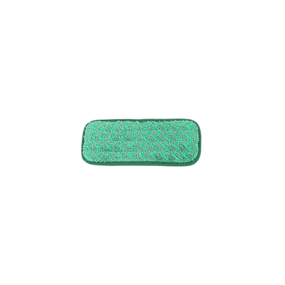 Image of Globe Commercial 12" Microfiber Dry Pad - Green - 10 pack