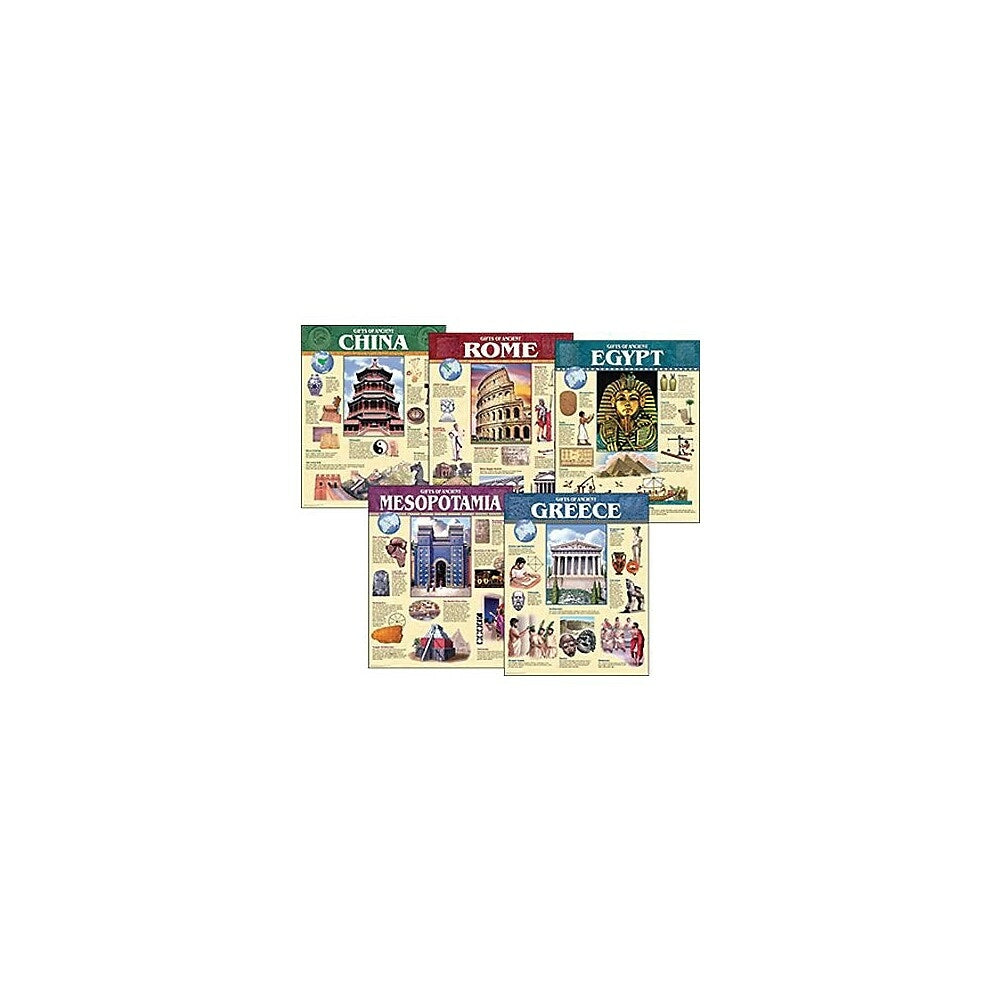 Image of Creative Teaching Press Ancient Civilization Chart Pack, 5 Pack
