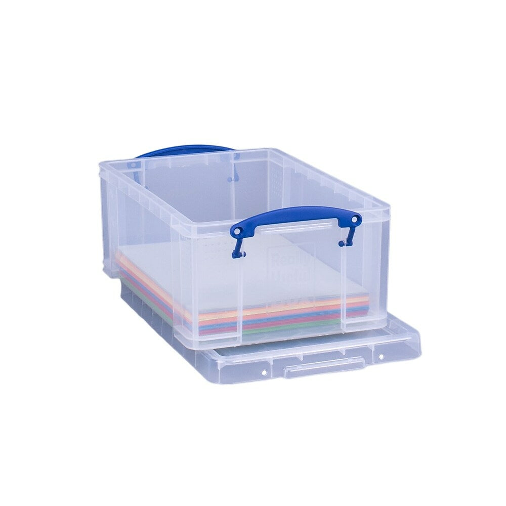 Image of Really Useful Boxes 9L Storage Box, Clear