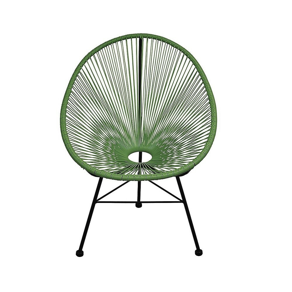 Image of Plata Import Acapulco Chair, Green (WR-1350-GREE)