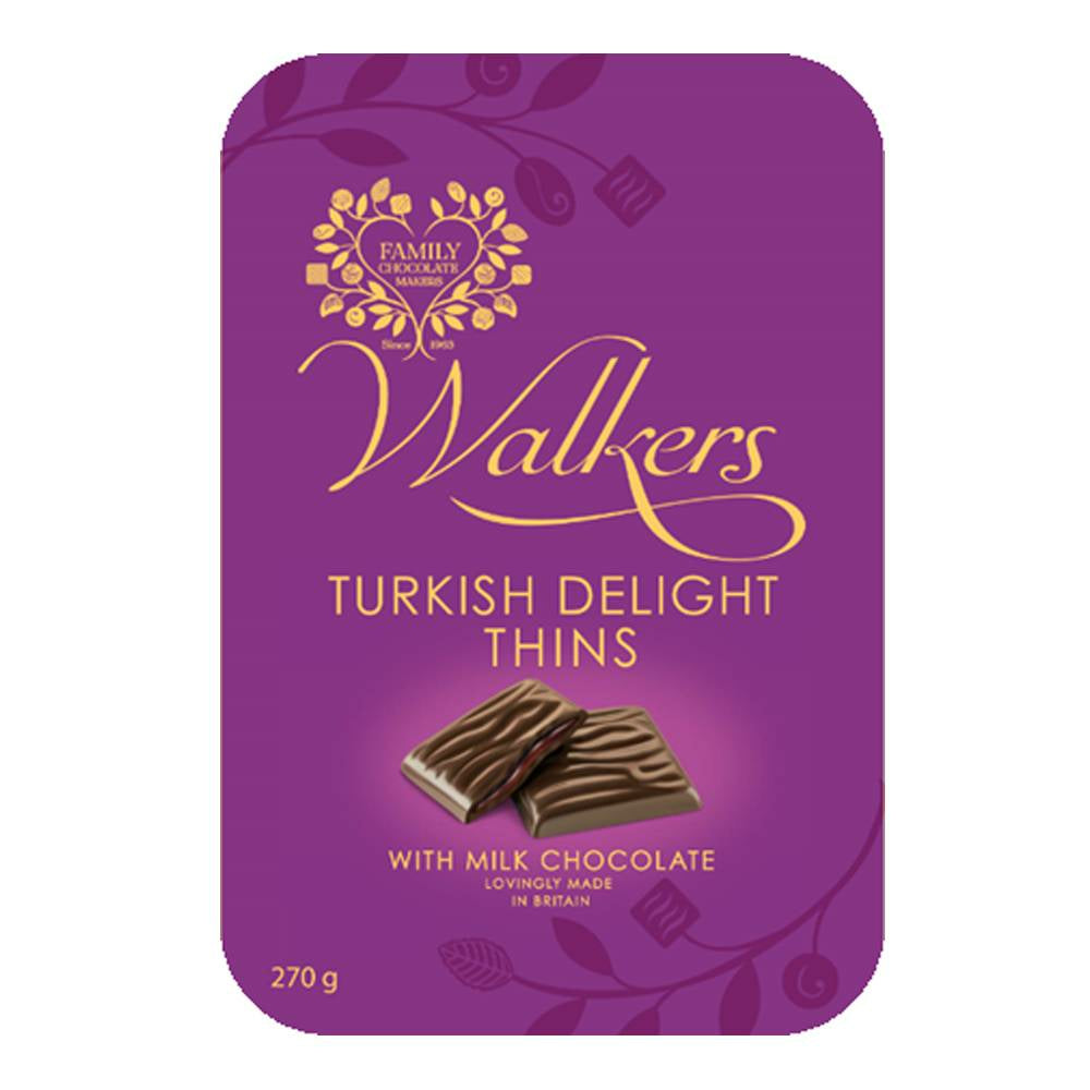 Image of Walkers Turkish Delight Thins Tin 270g