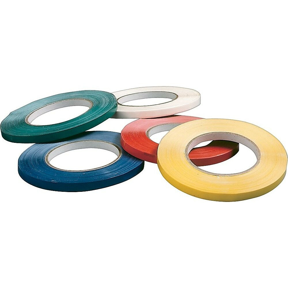 Image of Bag-Sealing Tape, 3/8" x 540', Yellow, 6 Pack