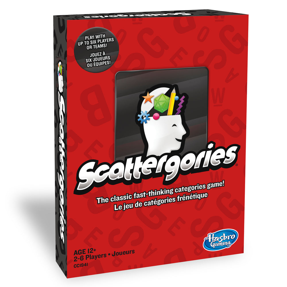 Image of Hasbro Gaming Scattergories Game - Bilingual