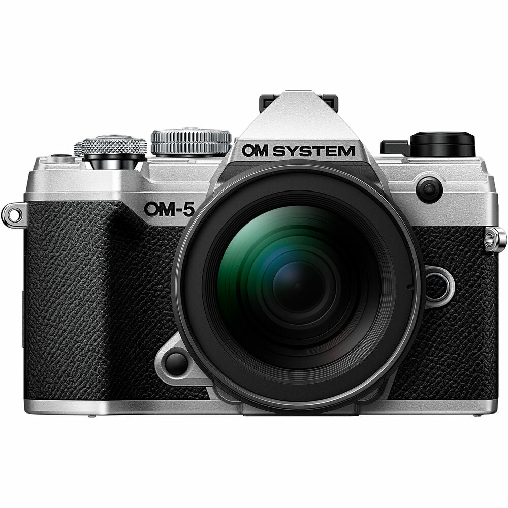 Image of OM System OM-5 Silver Body with M Zuiko Digital ED 12-45mm F4.0 PRO Lens Kit