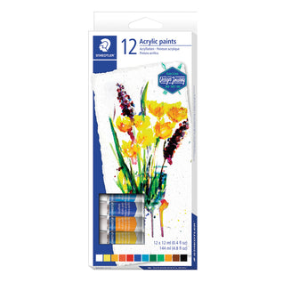 Staedtler - Stylos pinceaux aquarelle à double extrémité - paquet de 36