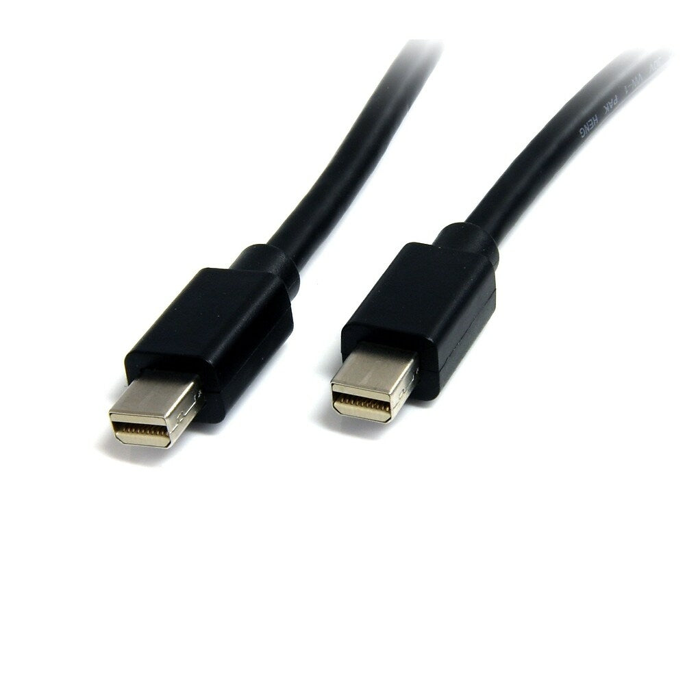 Image of StarTech Mini DisplayPort 1.2 Cable M/M, Mini DisplayPort 4k, 6 Ft., Black