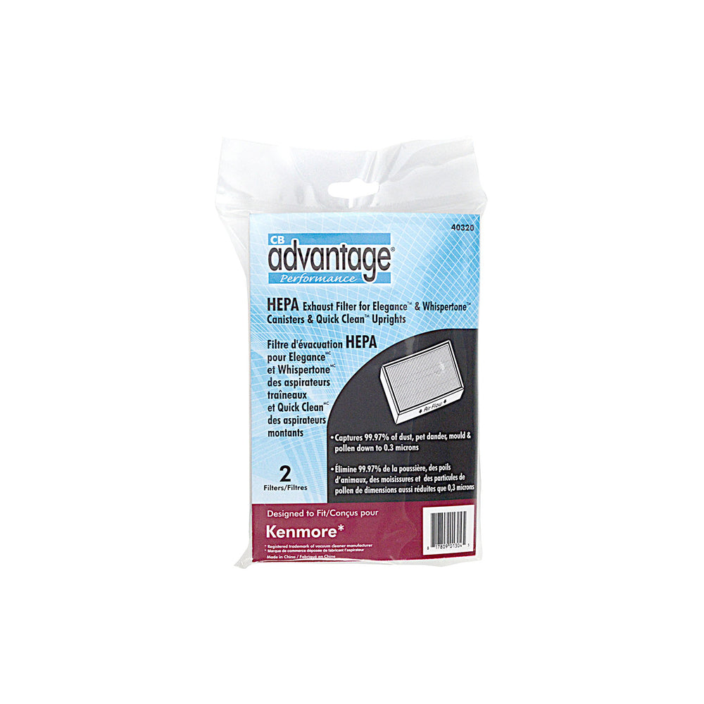 Image of Advantage HEPA Exhaust Filters - Enhanced protection (40320), 2 Pack