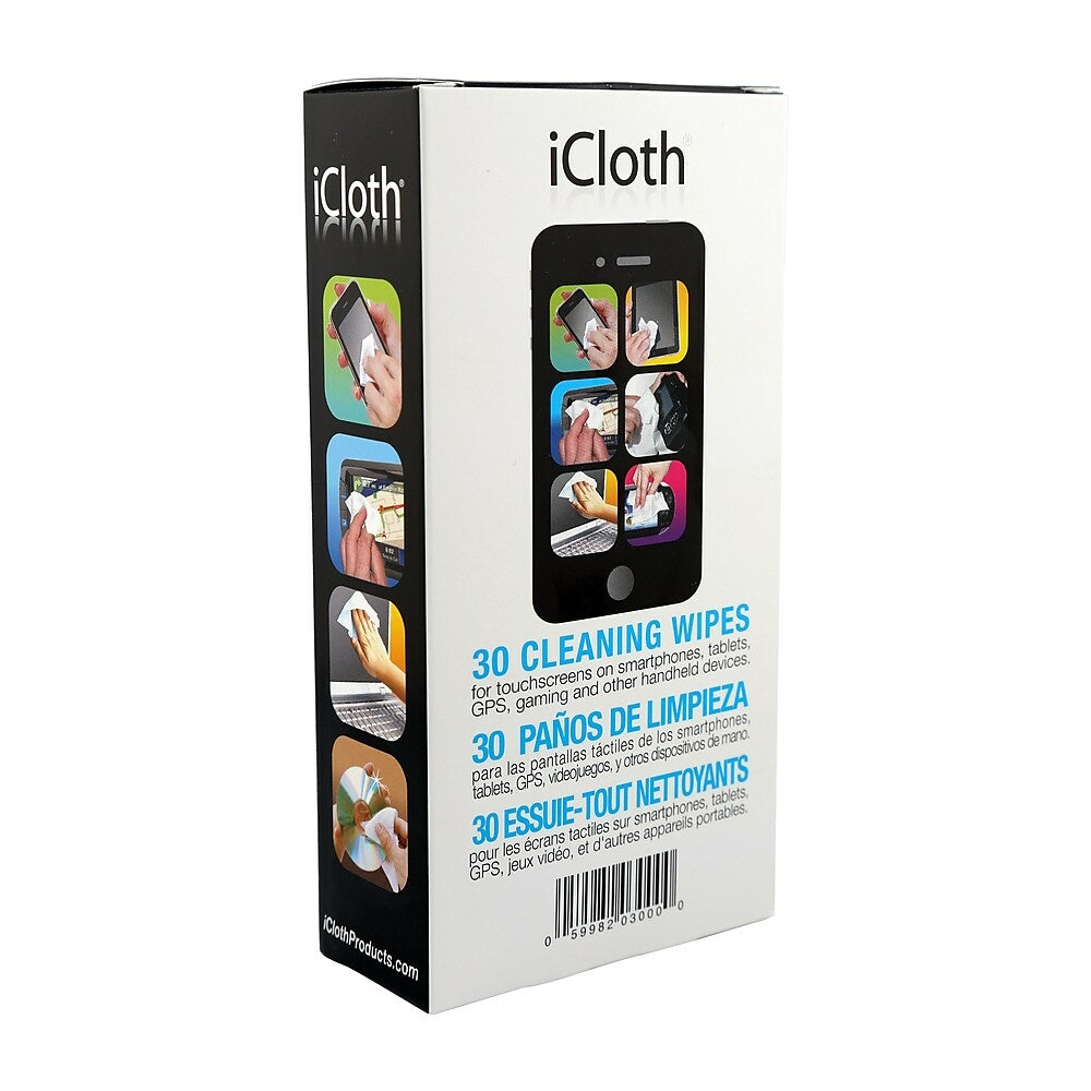 Image of iCloth iC30 Touchscreen Cleaning Wipes