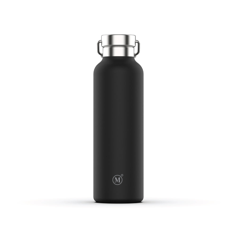 Image of Minimal Stainless Steel Insulated Flask - Black - 750ml