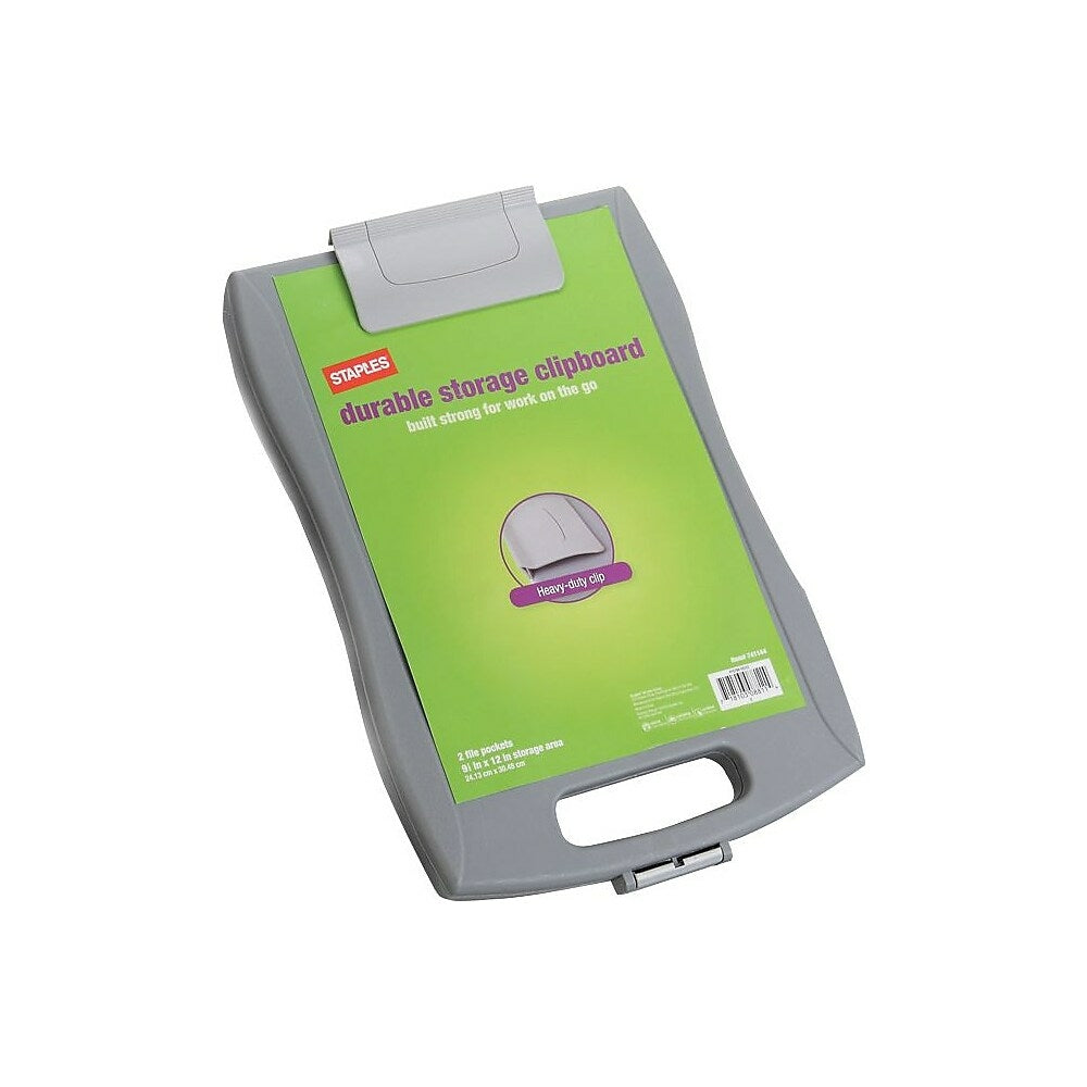 Image of Staples Durable Storage Letter Clipboard - Grey
