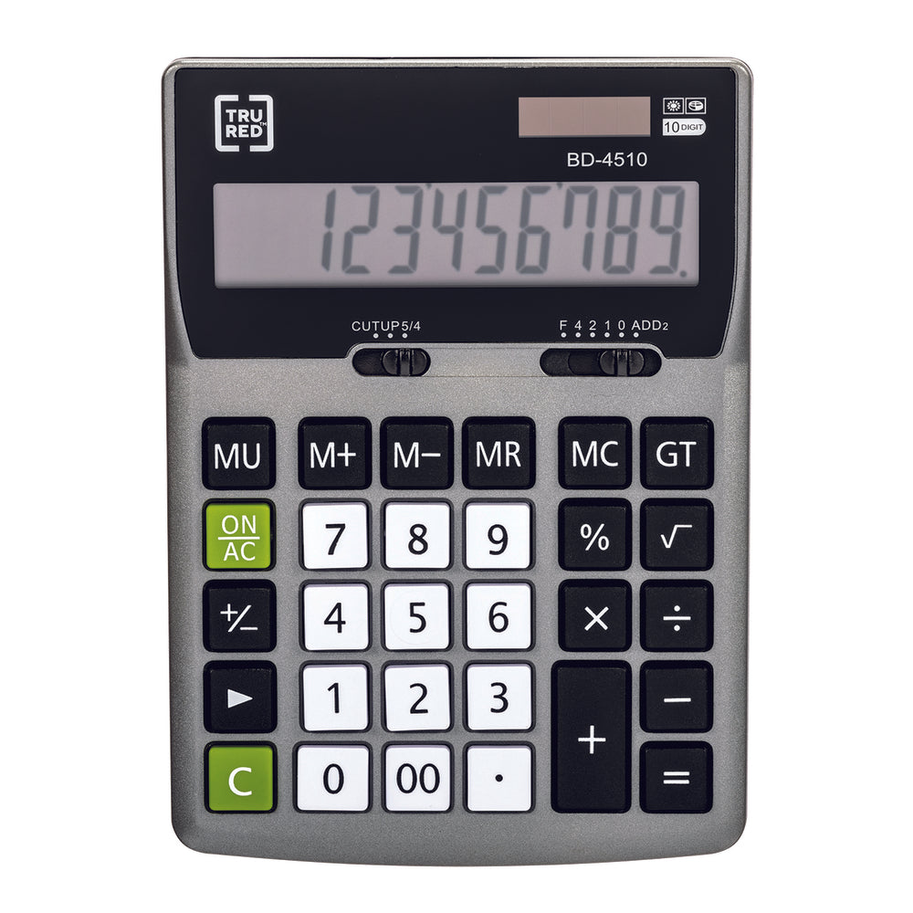 Image of TRU RED Desktop Calculator - Silver