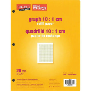 Staples College Ruled Filler Paper 8 1/2 x 11 400/Pack (27521M