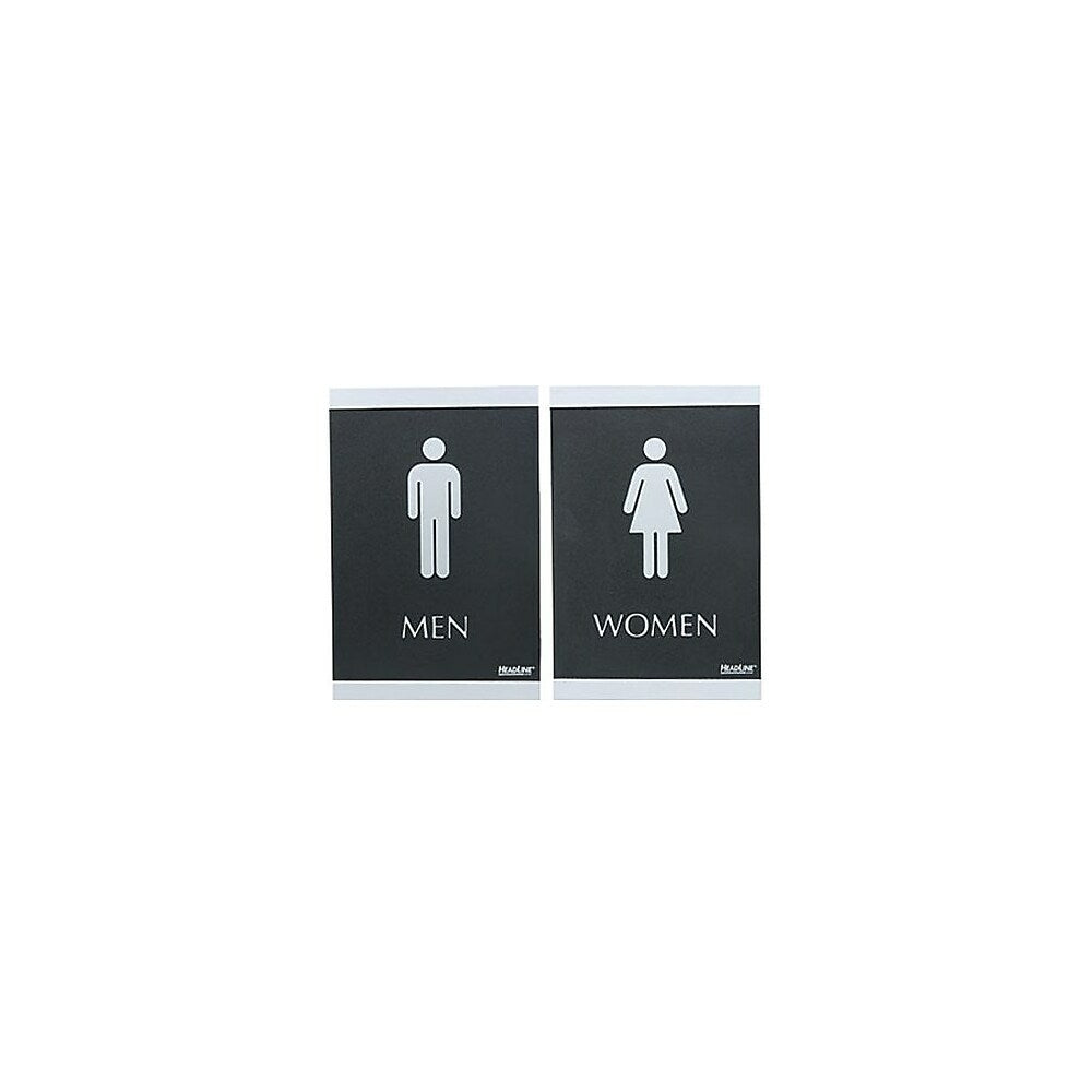 Image of Headline Sign Century Series ADA Signs, Men/Women Combo Pack