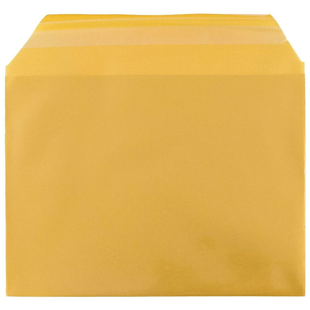 Image of JAM Paper Cello Sleeves, A6, 4.63 x 6 7/16, Gold, 100 Pack (56SGD1), Yellow