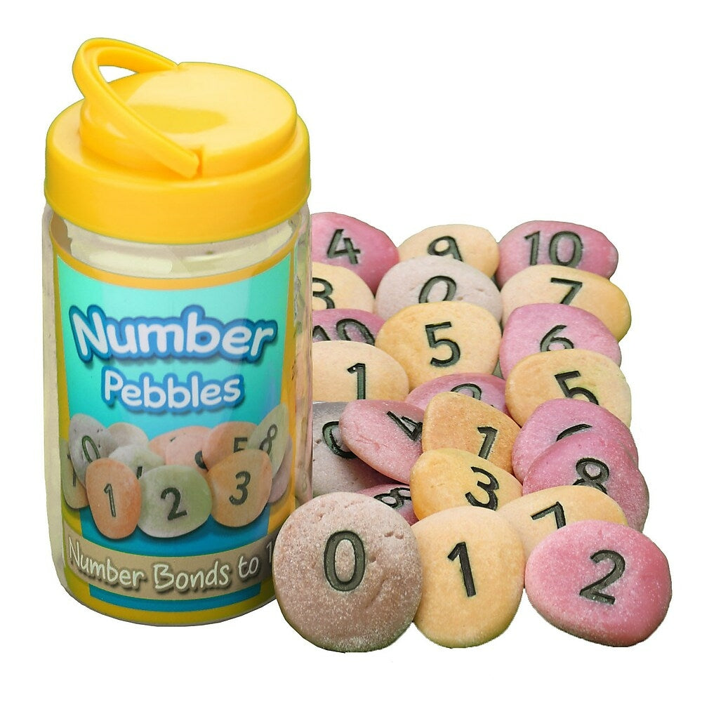 Image of Yellow Door Number bonds to 10 Number Pebbles Set, Grades PreK - 1 (YUS1010)