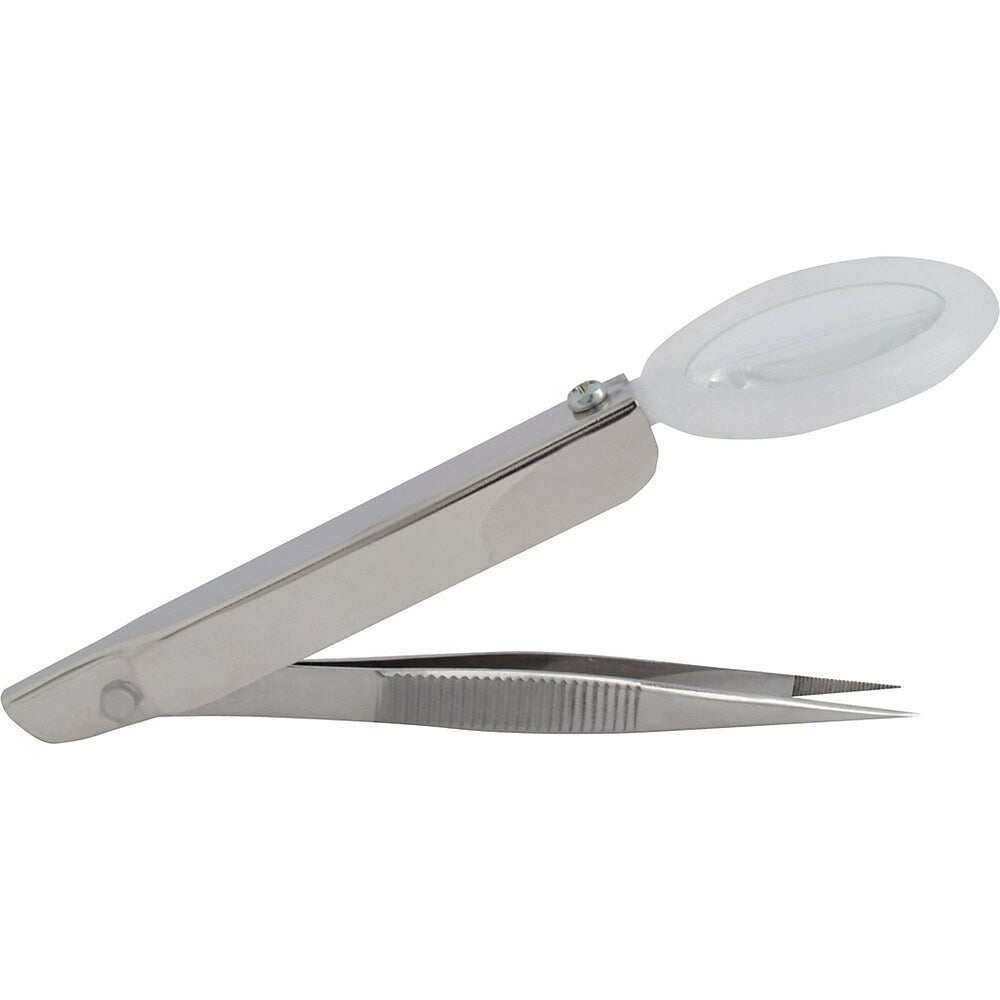 Image of SCN Industrial Splinter Forceps With Magnifier - 3 Pack