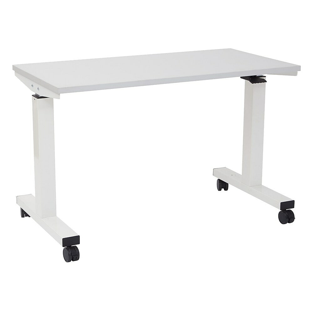 Image of Proline 4' Pneumatic Height Adjustable Table, White