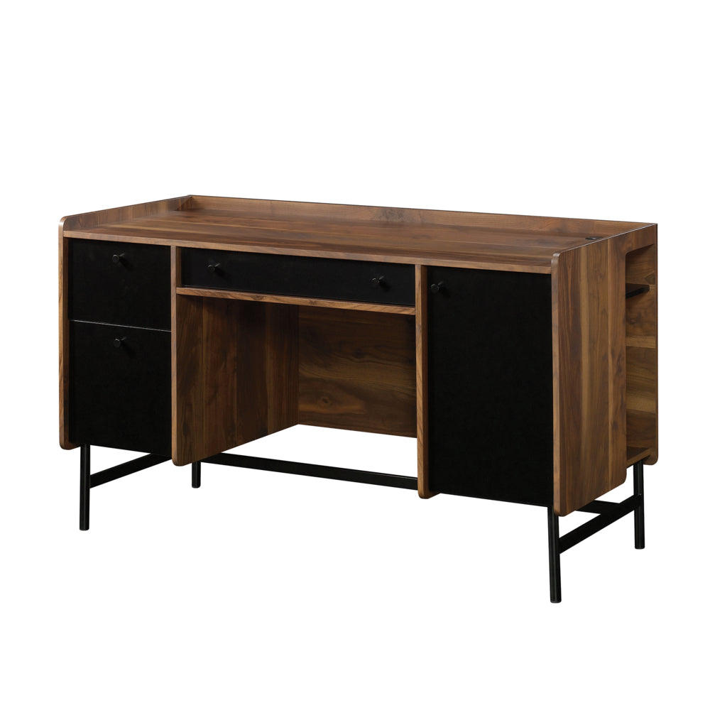 Image of Sauder - 420731 Harvey Park Desk - Grand Walnut, Brown