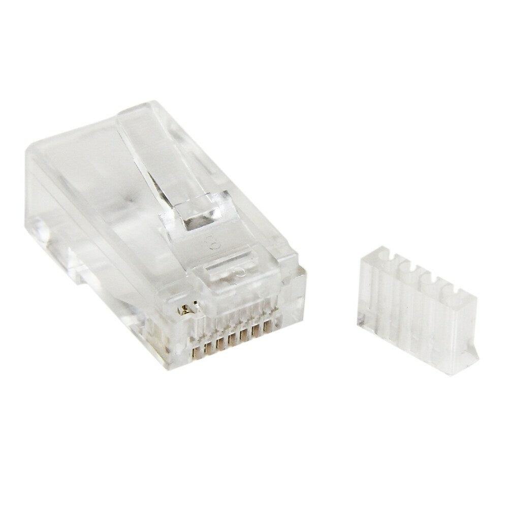 Image of StarTech Cat 6 RJ45 Modular Plug for Solid Wire, 50 Pack