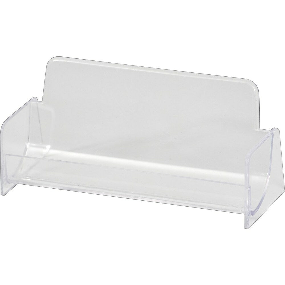 Image of Staples Business Card Holder - Clear Plastic