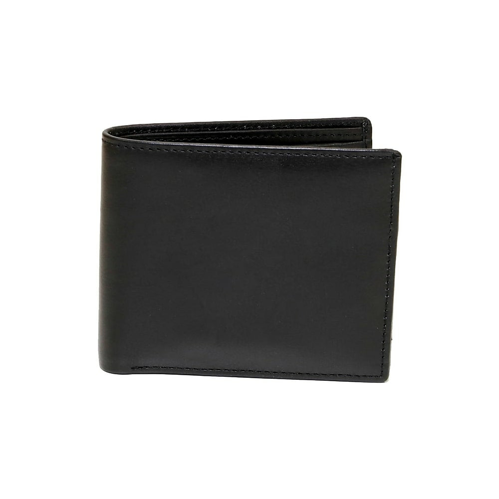 Image of Ashlin Genuine Leather Hilston Men's Billfold Wallet with Coin Purse, Black