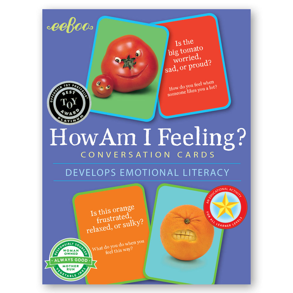 Image of eeBoo How Am I Feeling? Conversation Cards/Develops Emotional Literacy