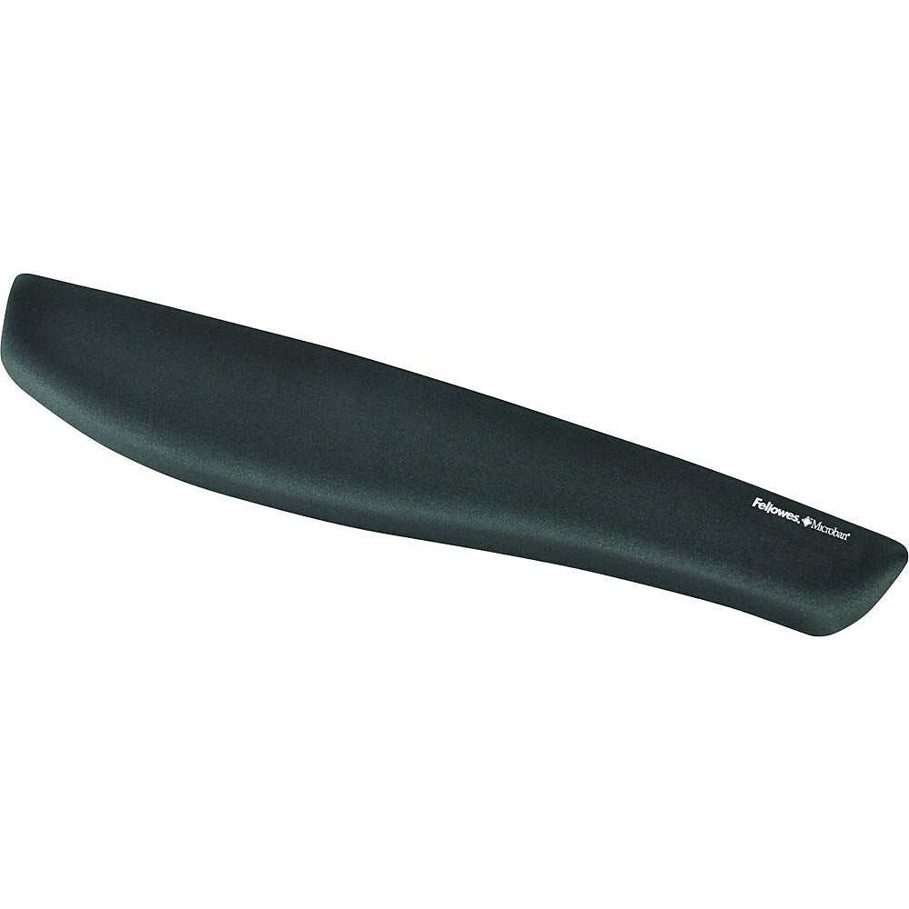 Image of Fellowes Plush Touch Wrist Rest, Graphite, Grey