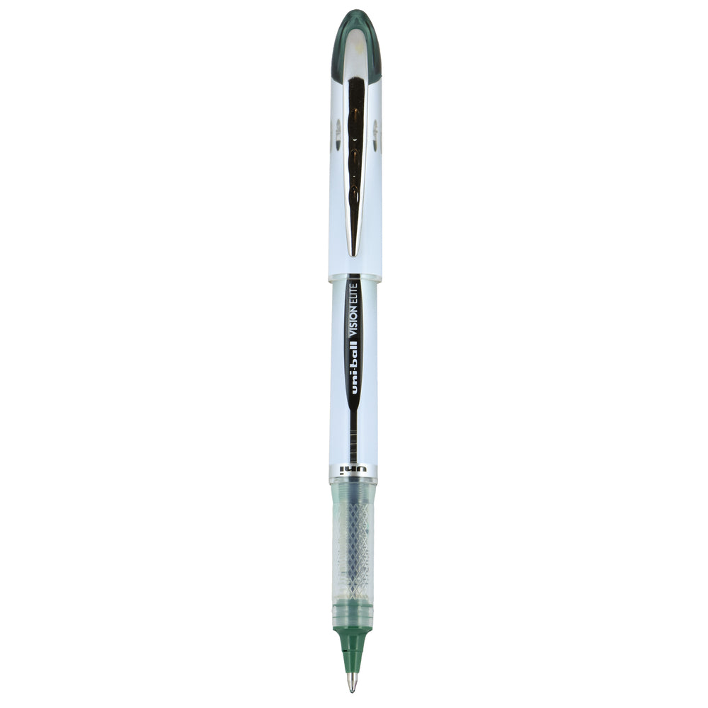 Image of uni-ball Vision Elite Rollerball Pens - Bold Point (0.8mm) - Green BLX Ink