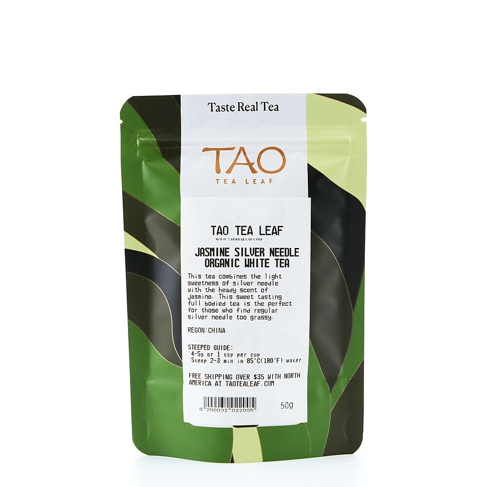 Image of Tao Tea Leaf Organic Jasmine Silver Needle White Tea - Loose Leaf - 50g