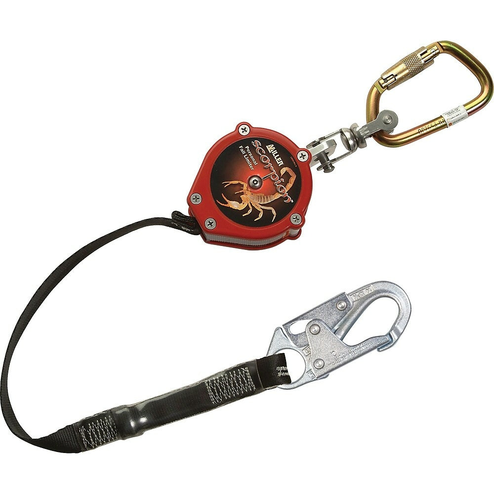 Image of Miller Scorpion Personal Fall Limiters, 9', Web, Swivel