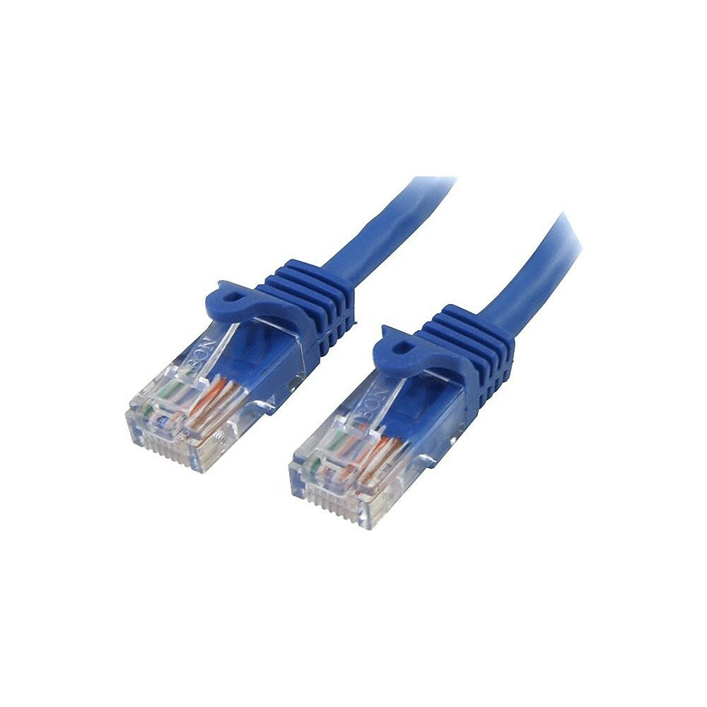 Image of StarTech RJ45PATCH4 4' Cat 5e Snagless Patch Cable, Blue