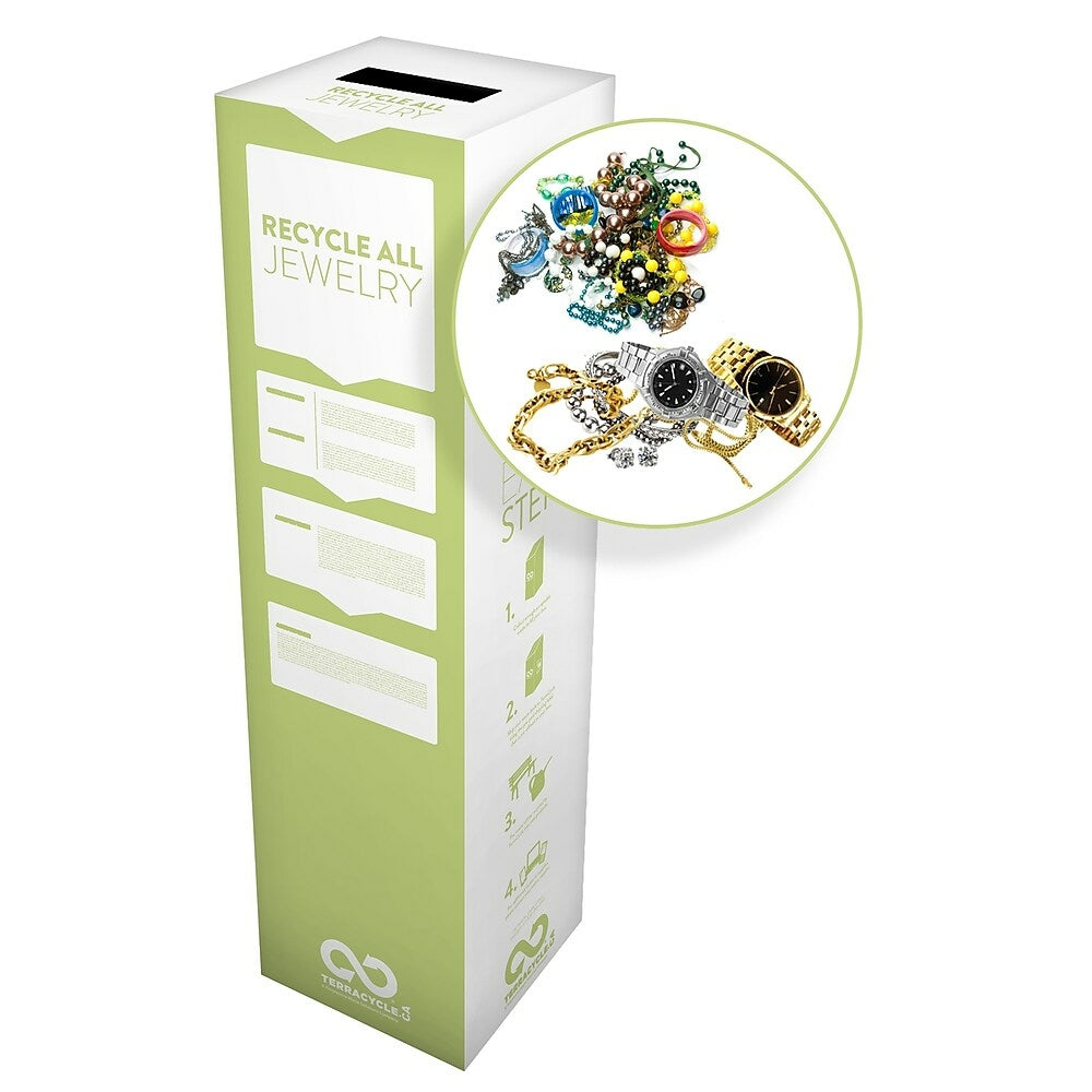 Image of TerraCycle Jewelry Zero Waste Box - 11" x 11" x 40" - Medium