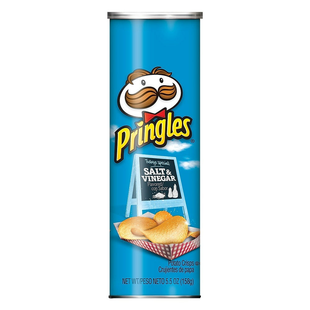 Image of Pringles Flavour Potato Chips - Salt & Vinegar Flavour - 156g