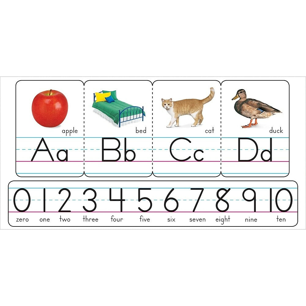 Image of TREND Photo Alphabet Zaner - Bloser Manuscript Bulletin Board Set, 29 Pack