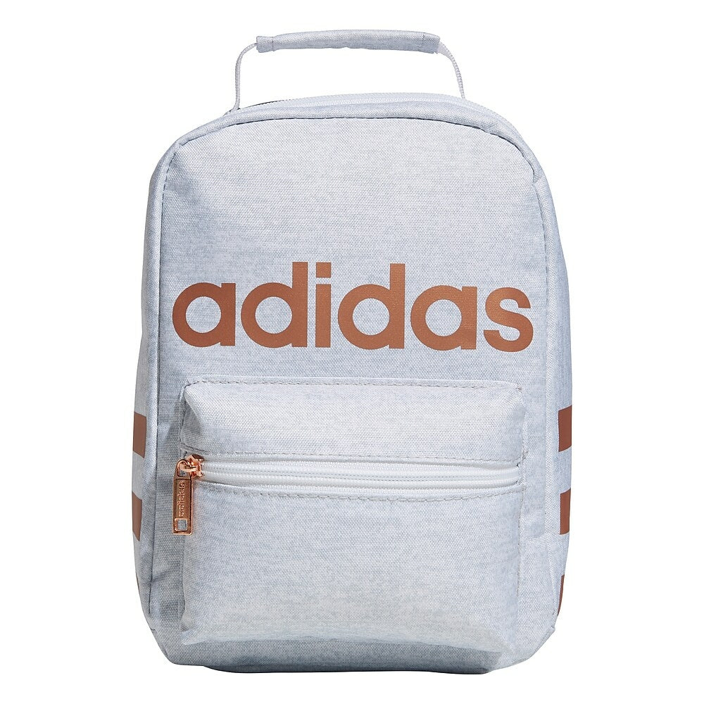 white and gold adidas bag