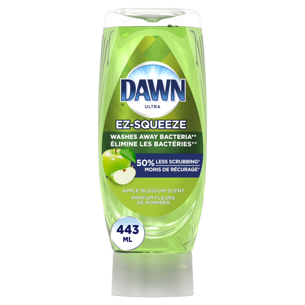 Image of Dawn Ultra EZ-Squeeze Antibacterial Dishwashing Soap - Apple Blossom Scent - 443 mL