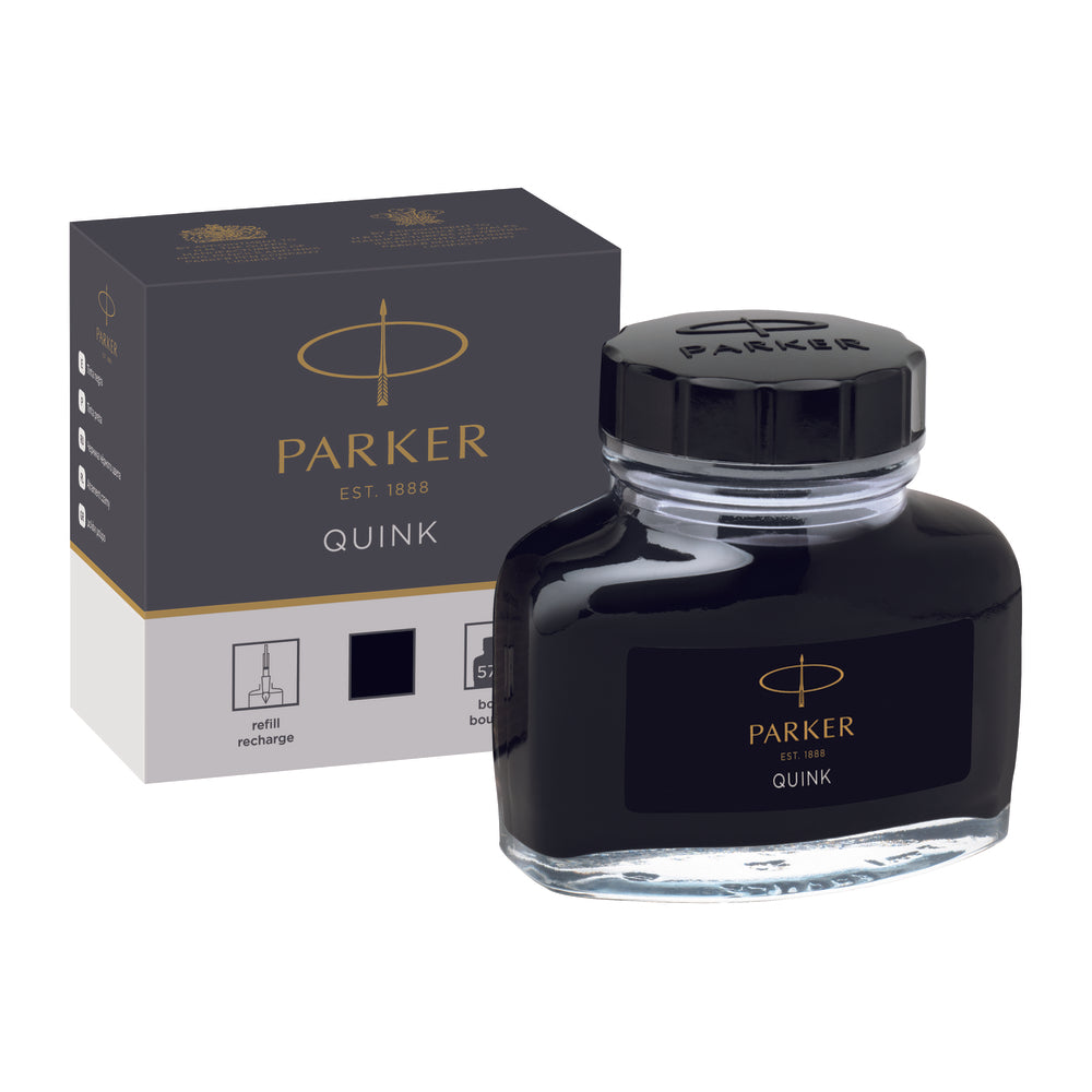 Image of Parker Washable Ink Bottle - 57ml - Black