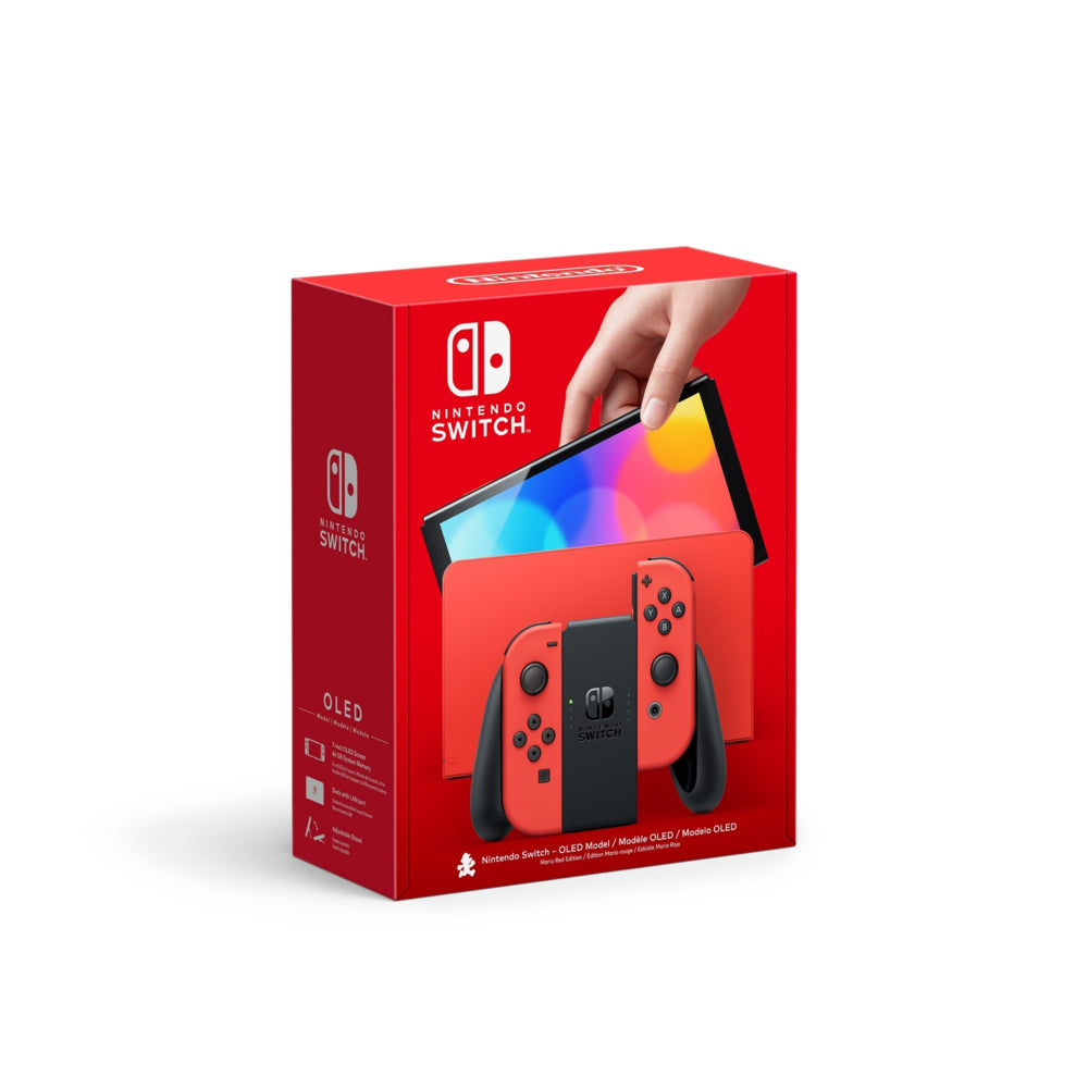 Image of Nintendo Switch OLED Model Mario Red Edition, Red_74088
