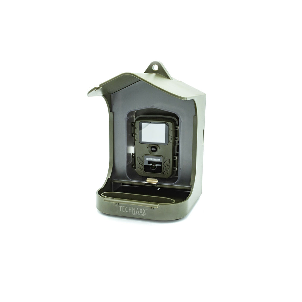 Image of Technaxx TX-165 Full HD Birdcam Battery Operated Camera with Bird Feeder - Green