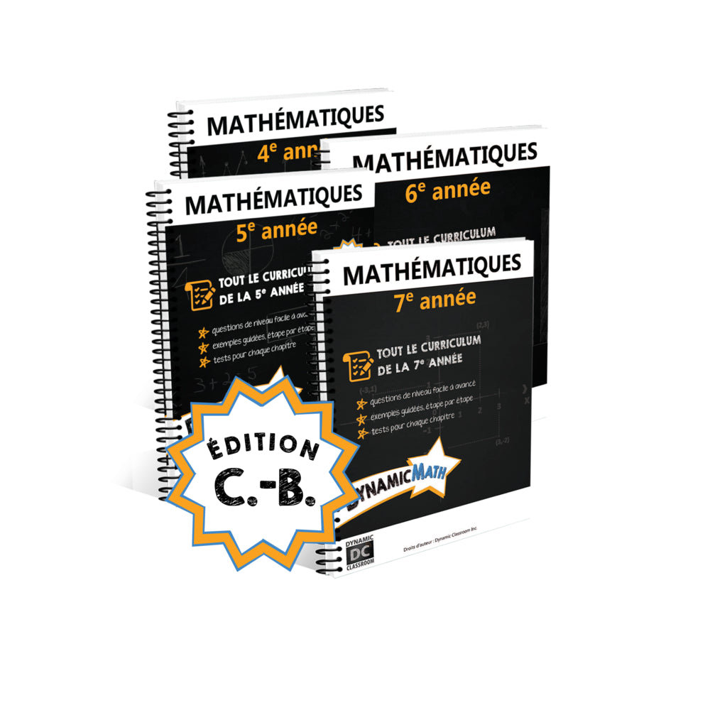 Image of Dynamic Math British Columbia French - Grade 7