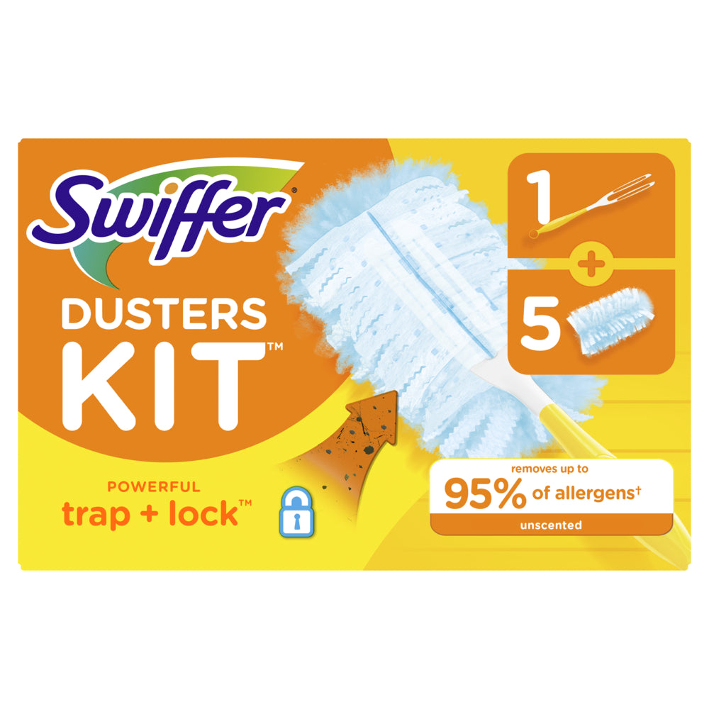 Image of Swiffer 180 Dusters Starter Kit, Unscented, 5 Pack