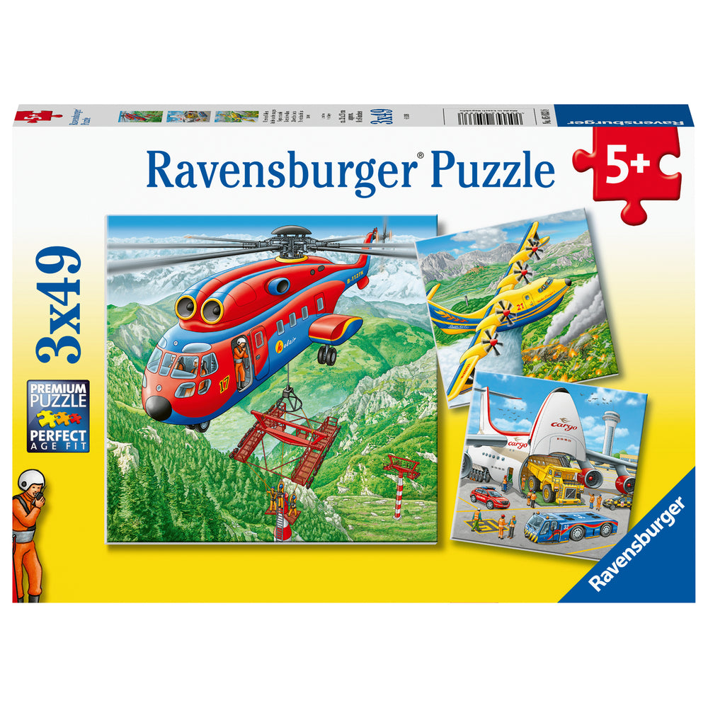Image of Ravensburger Above The Clouds - 3 x 49 Pieces