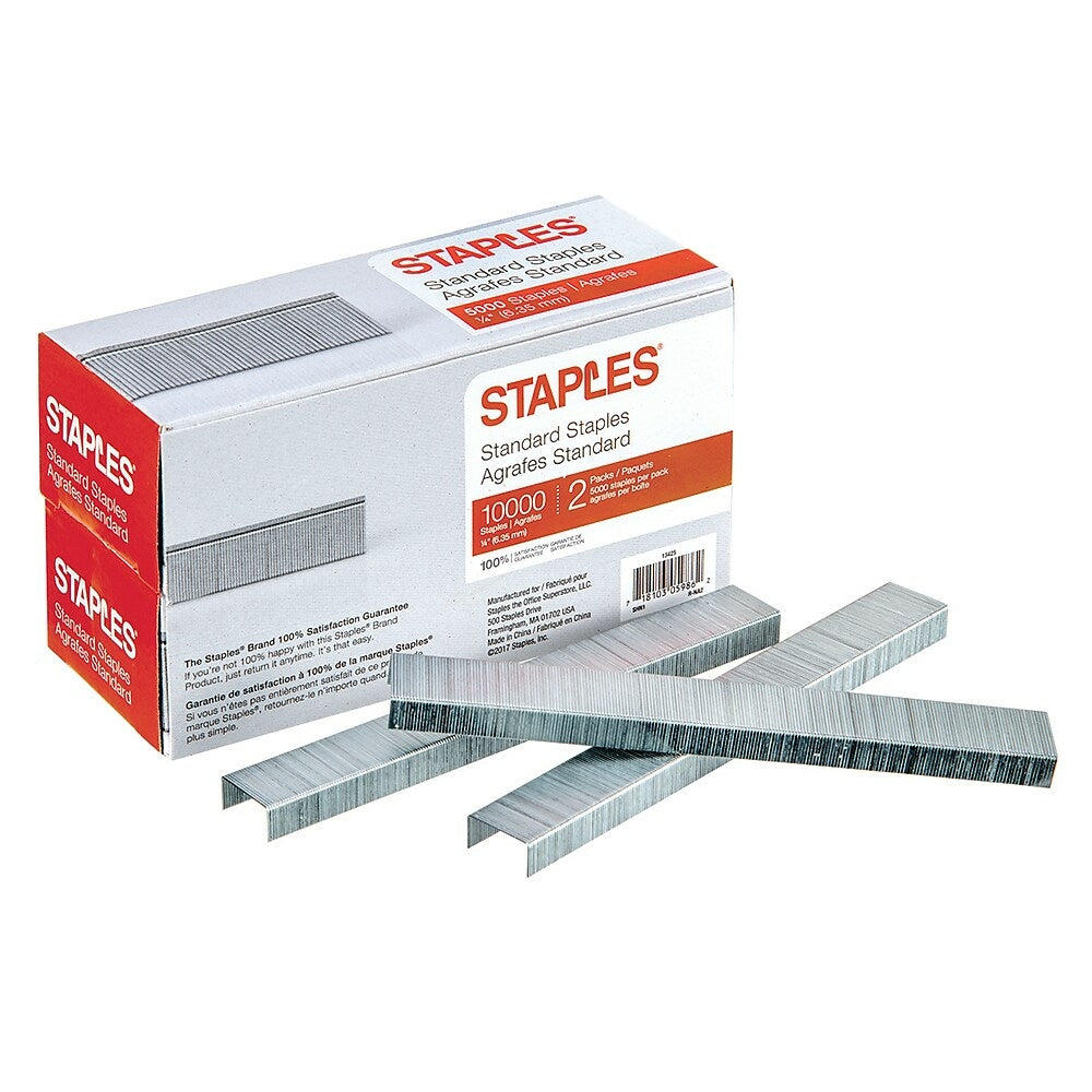 Image of Staples Standard Staples - 10000 Pack