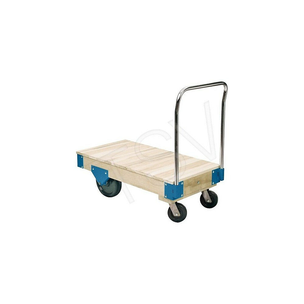 Image of Kleton Platform Trucks - All Wood Deck Platform Trucks, Deck Width: 36", Handle Height: 44", Capacity: 3000 Lbs