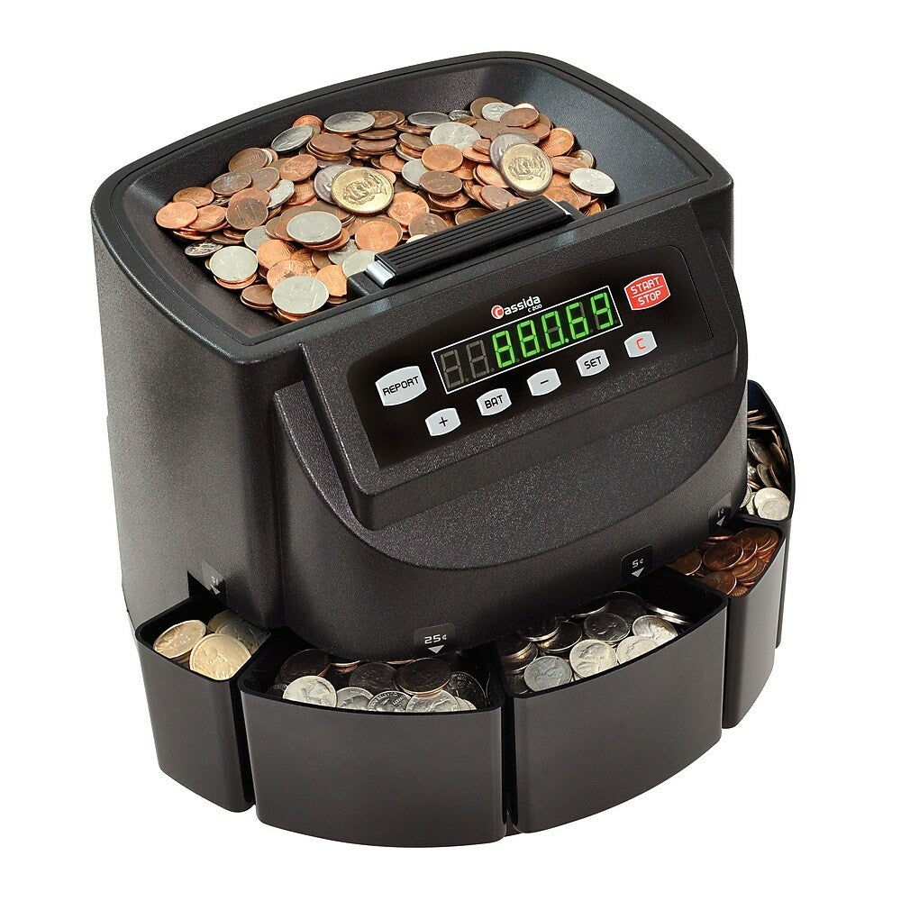 Image of Cassida C200 Coin Counter/Sorter/Wrapper