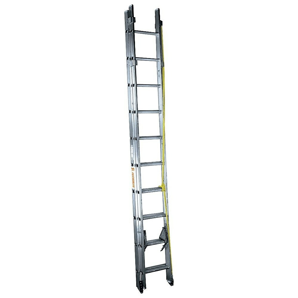 Image of Featherlite 28' Industrial Heavy-Duty Aluminum Extension Ladders, Aluminium (4232D), Yellow